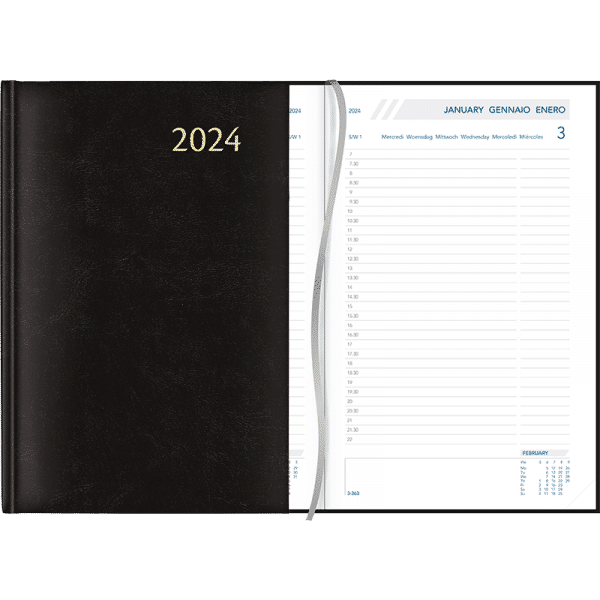 Agenda Daily 2024 - Zwart