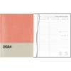 Agenda Plan-a-week 2024 gebonden Roze