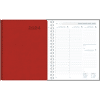 Agenda Plan-a-week 2024 spiraal - Rood